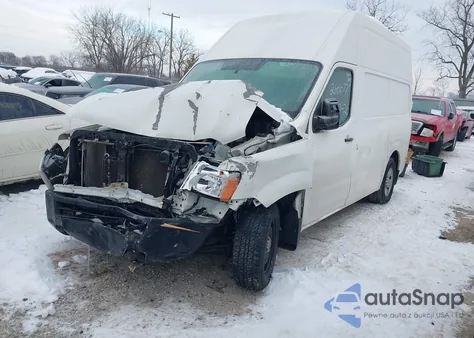 2018 Nissan Nv Cargo Nv2500 Hd Sv V6 z USA, uszkodzony, nr VIN 1N6BF0LY5JN803834